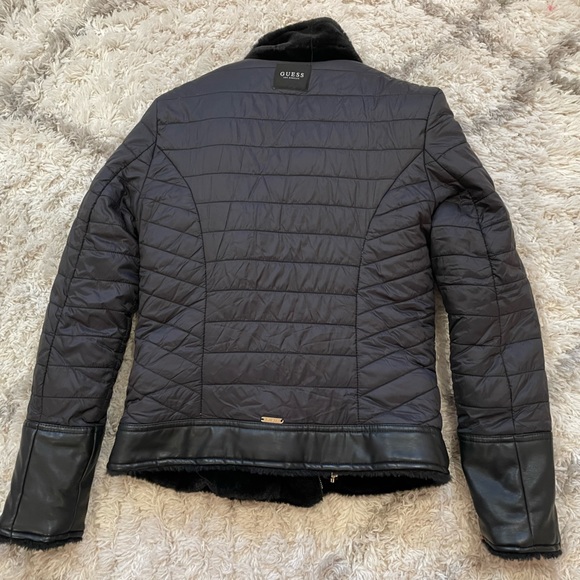 Reversible Guess Puffer / Fur Jacket - Picture 4 of 6